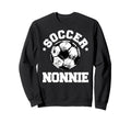 Soccer Nonnie Soccer Ball Sweatshirt - Fun Novelty Design for Adults