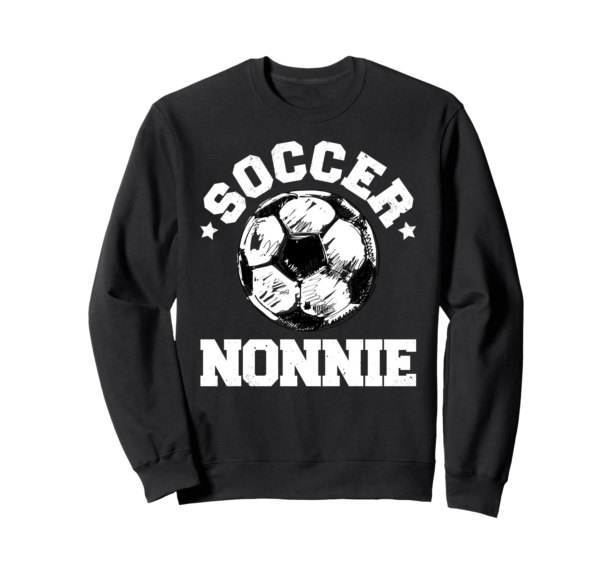 Soccer Nonnie Soccer Ball Sweatshirt - Fun Novelty Design for Adults