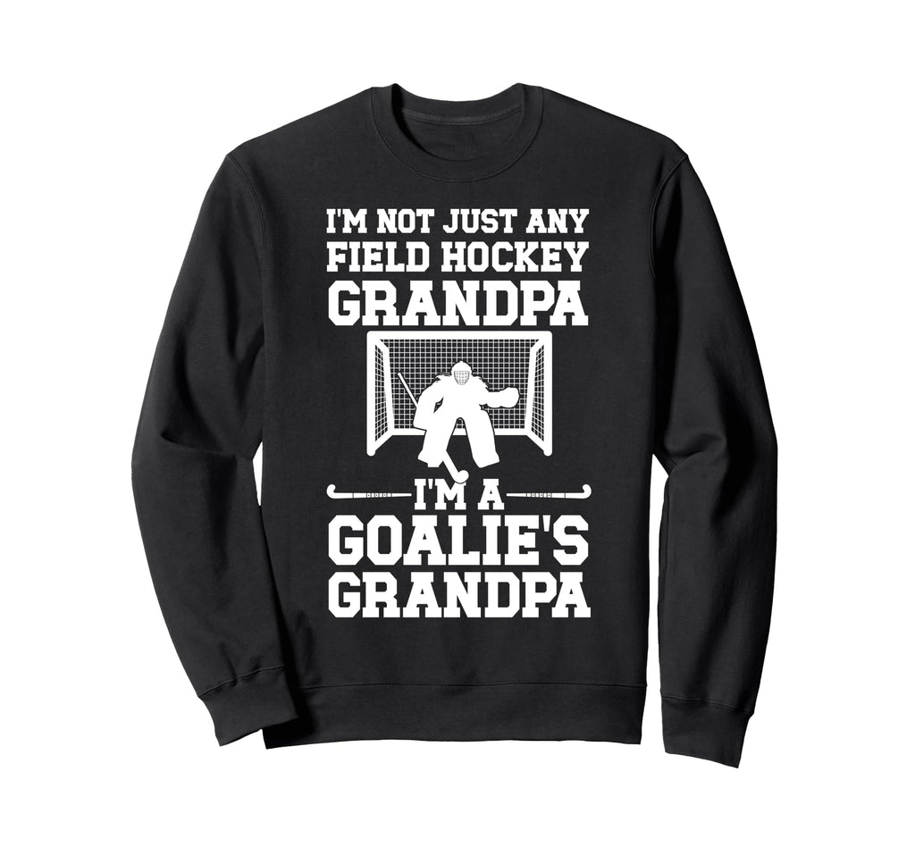 Field Hockey Goalie Grandpa Field Sweatshirt - Unique Graphic Unisex