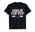 Ice Hockey Goalie Pop Pop Ice Hockey T-Shirt - Custom Art Print Unisex