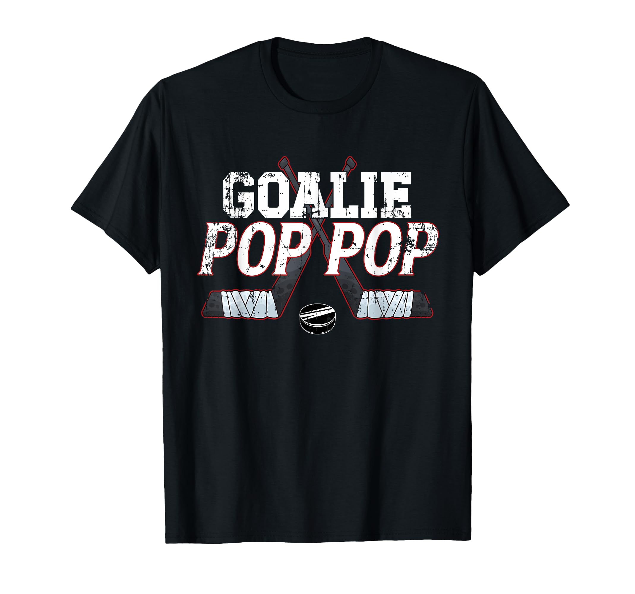 Ice Hockey Goalie Pop Pop Ice Hockey T-Shirt - Custom Art Print Unisex