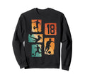 18Th Birthday Soccer Player Sweatshirt - Casual Everyday Wear for Adults