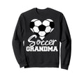 Soccer Grandma Heart Funny Heartfelt Sweatshirt - Unique Graphic Men Women