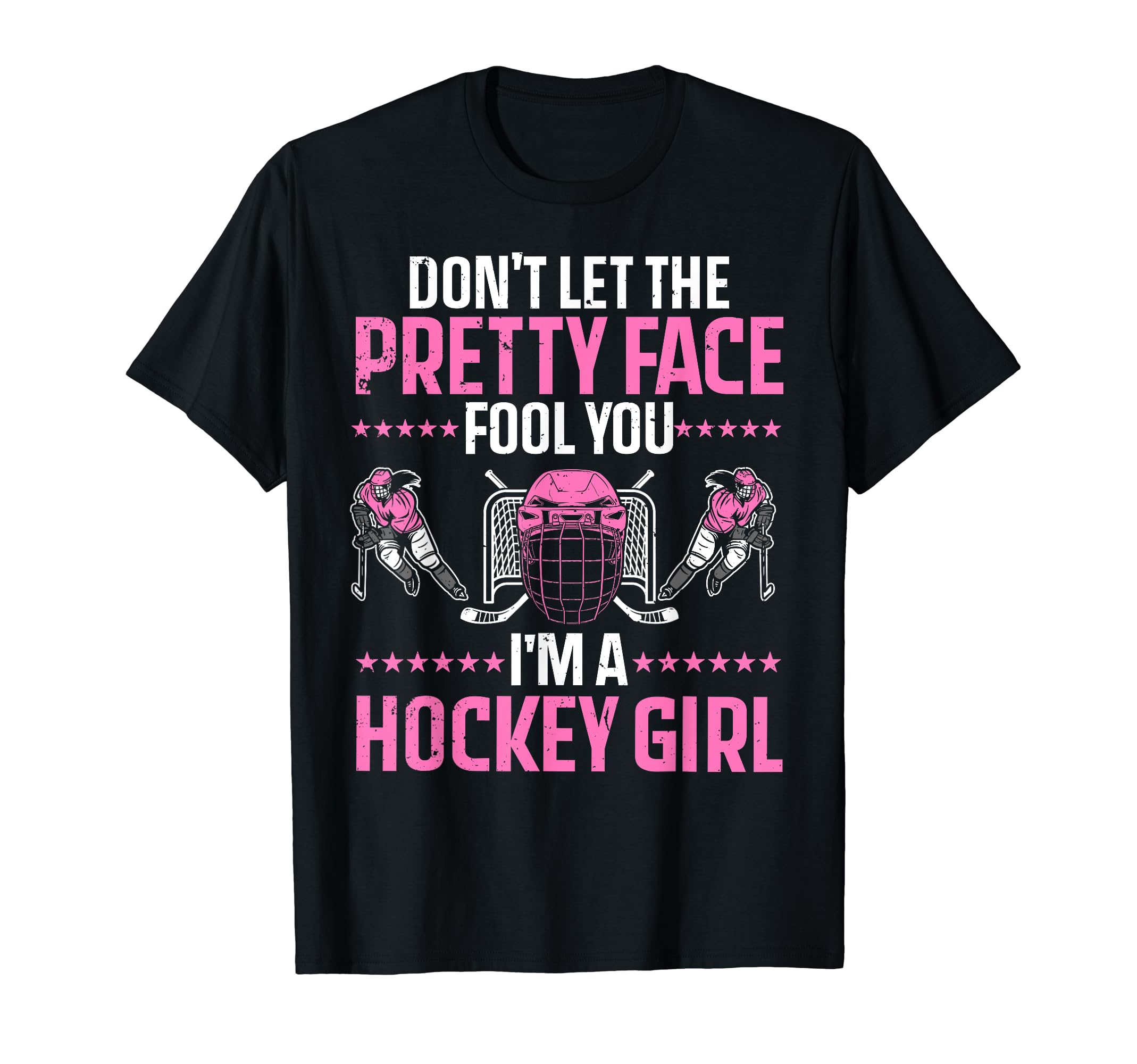 Funny Hockey Art Hockey Player Sport T-Shirt - Minimalist Print for Adults