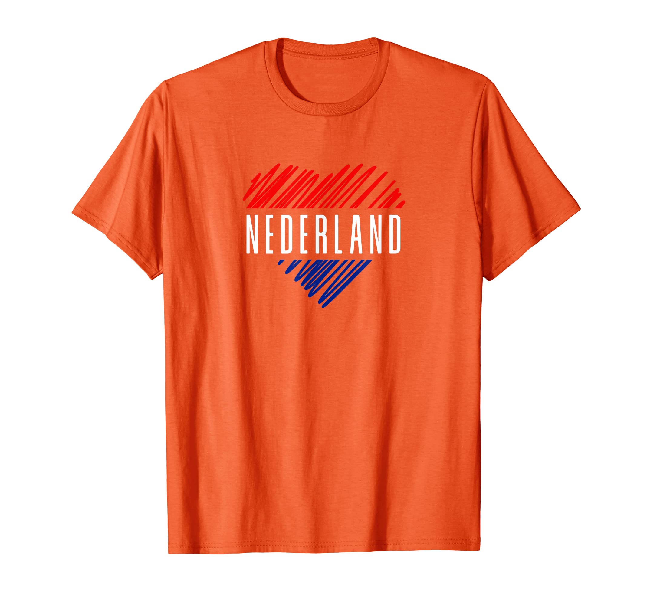 Holland Nederland Dutch Flag Heart T-Shirt - Minimalist Print Unisex