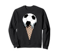 Ice Cream Soccer Players Soccer Coaches Sweatshirt - Unique Graphic Unisex