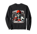 Soccer Mama Mom Life Sidelines Mommy Sweatshirt - Minimalist Print Unisex