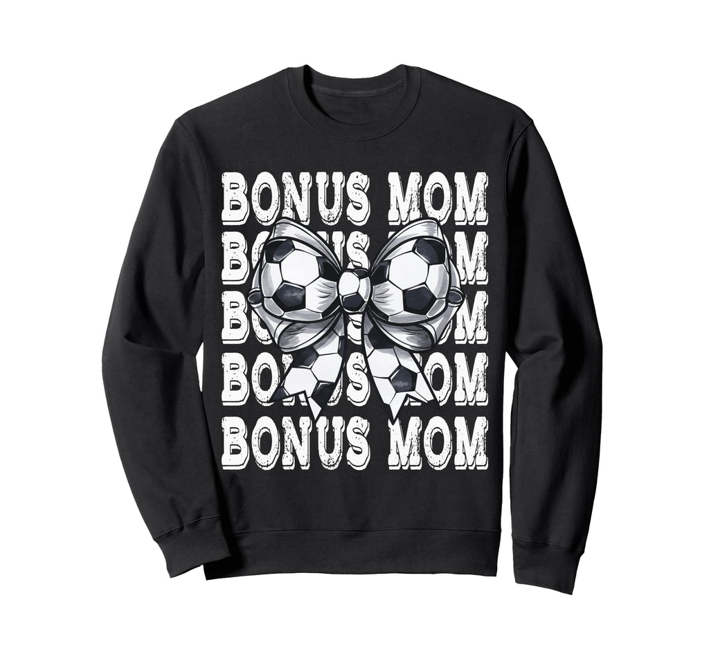 Coquette Soccer Bonus Mom Sweatshirt - Aesthetic Graphic Men Women