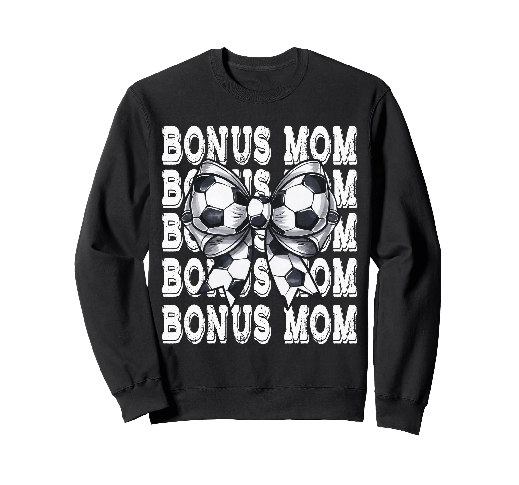 Coquette Soccer Bonus Mom Matching Sweatshirt - Unique Graphic Unisex