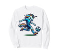 Footballer Unicorn Fans Soccer Sweatshirt - Streetwear Style Men Women