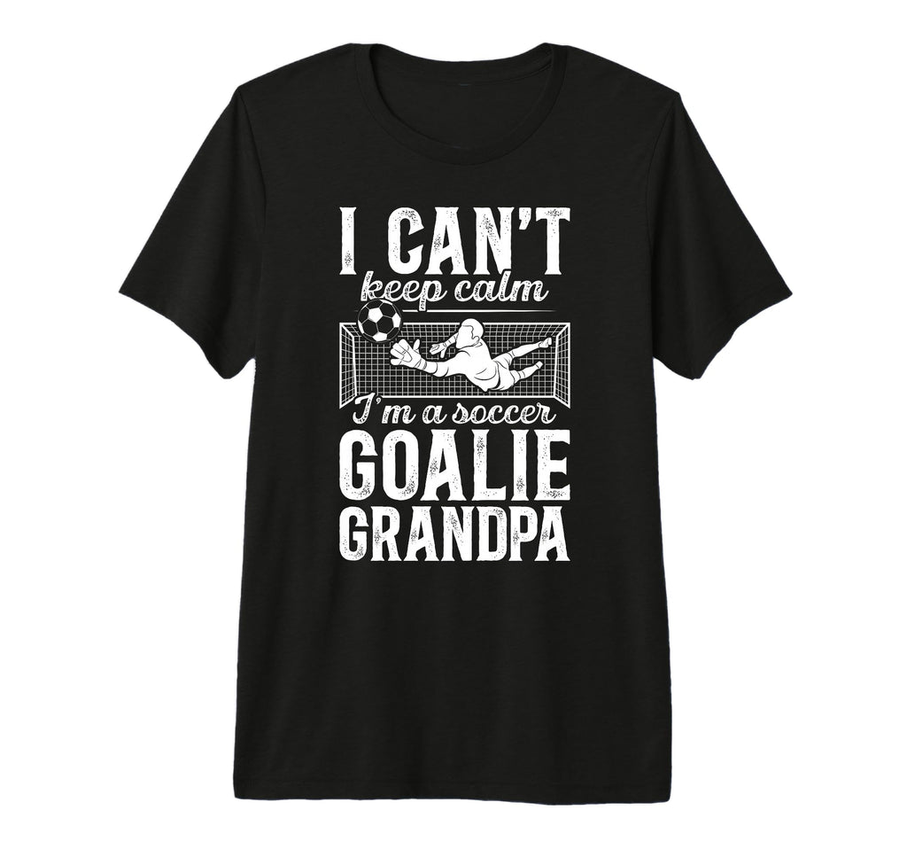 Mens Im Soccer Goalie Grandpa Soccer T-Shirt - Minimalist Print Men Women