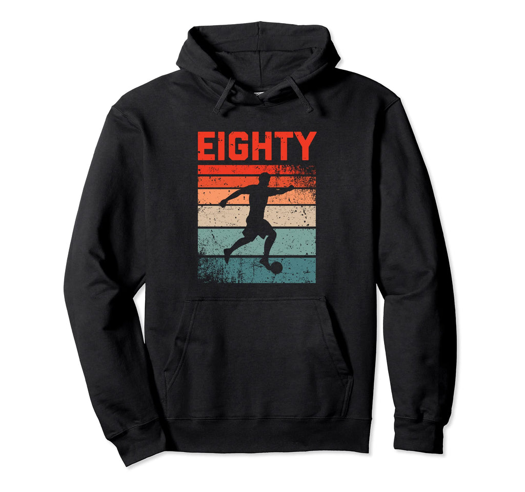 80Th Birthday Soccer 80 Years Old Hoodie - Casual Everyday Wear Unisex