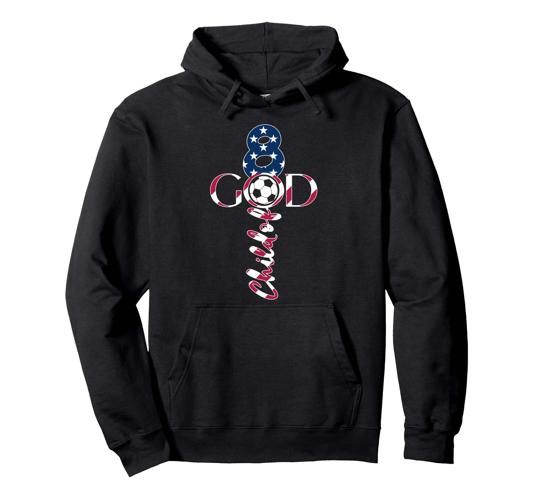 Jesus 8 Years Child God Soccer 8Th Hoodie - Custom Art Print Men Women