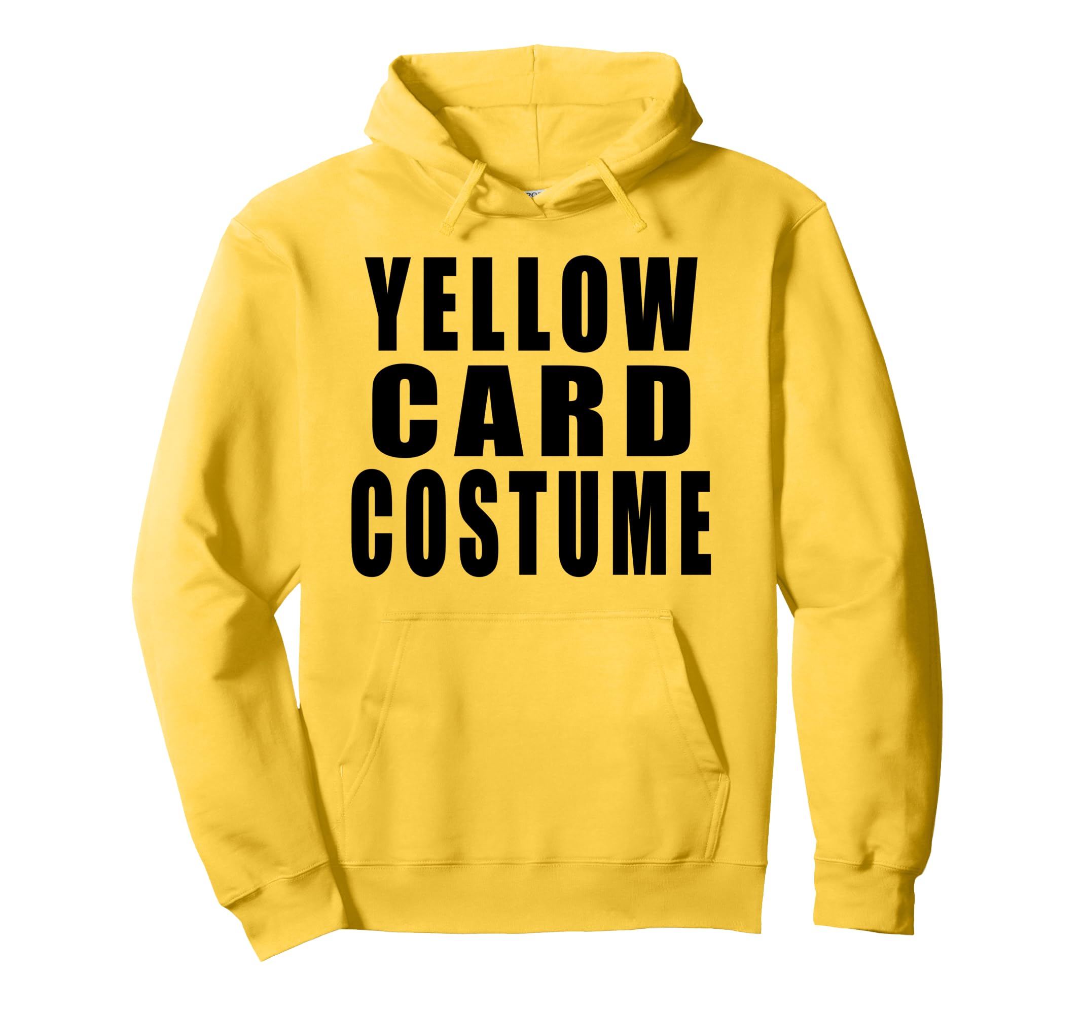 Yellow Card Costume Football Soccer Funny Hoodie - Trendy Graphic Men Women