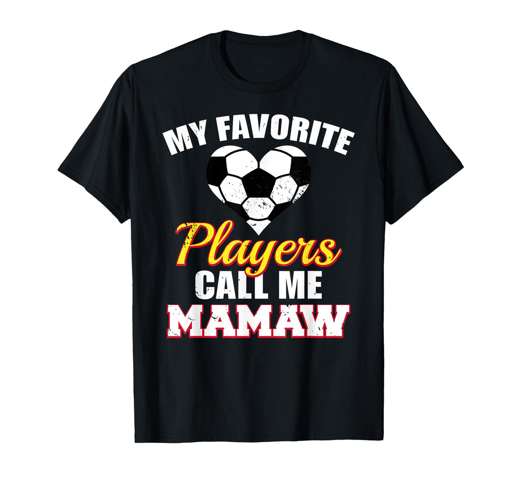 My Favorite Players Call Me Mamaw T-Shirt - Custom Art Print for Adults