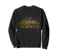 Morocco Skyline Marrakesh Sweatshirt - Fun Novelty Design for Adults