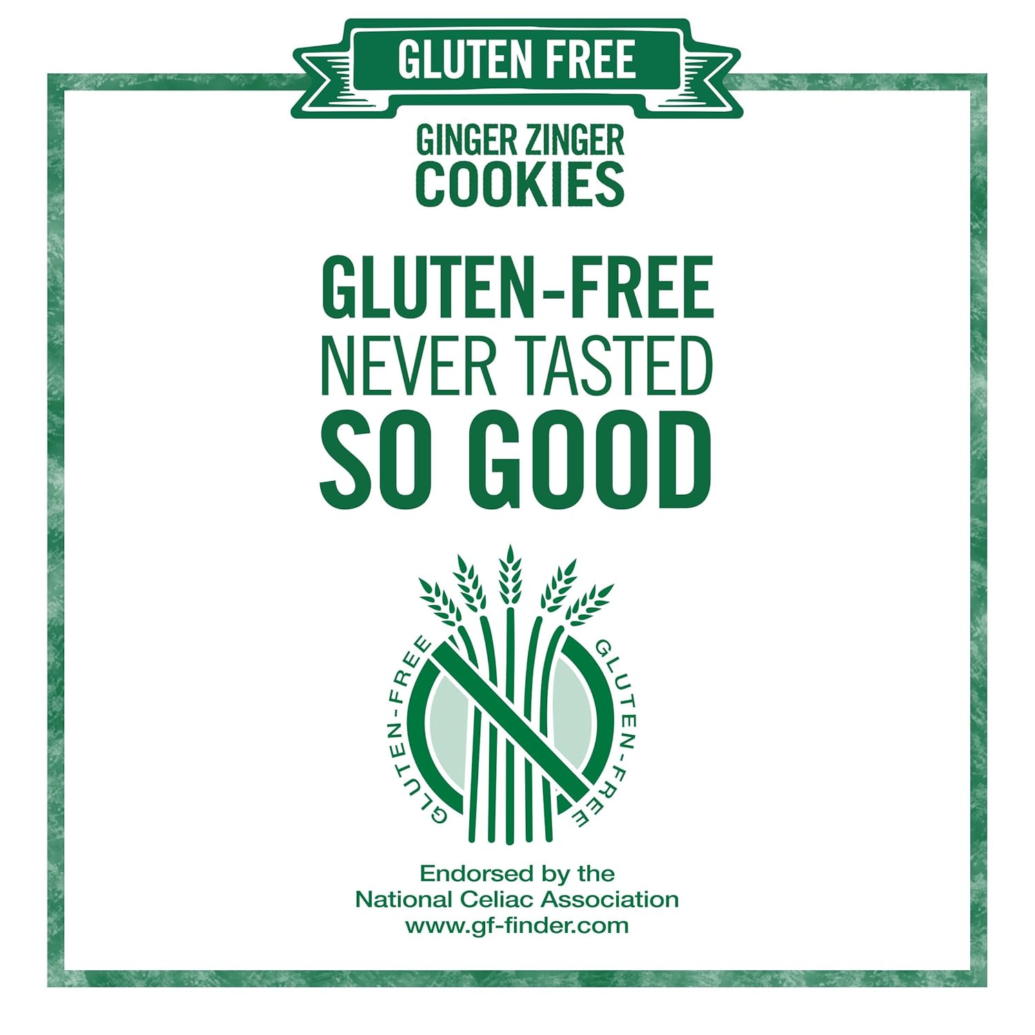 Tate's Bake Shop Ginger Zinger Cookies, 7 Oz. (Pack of 12)