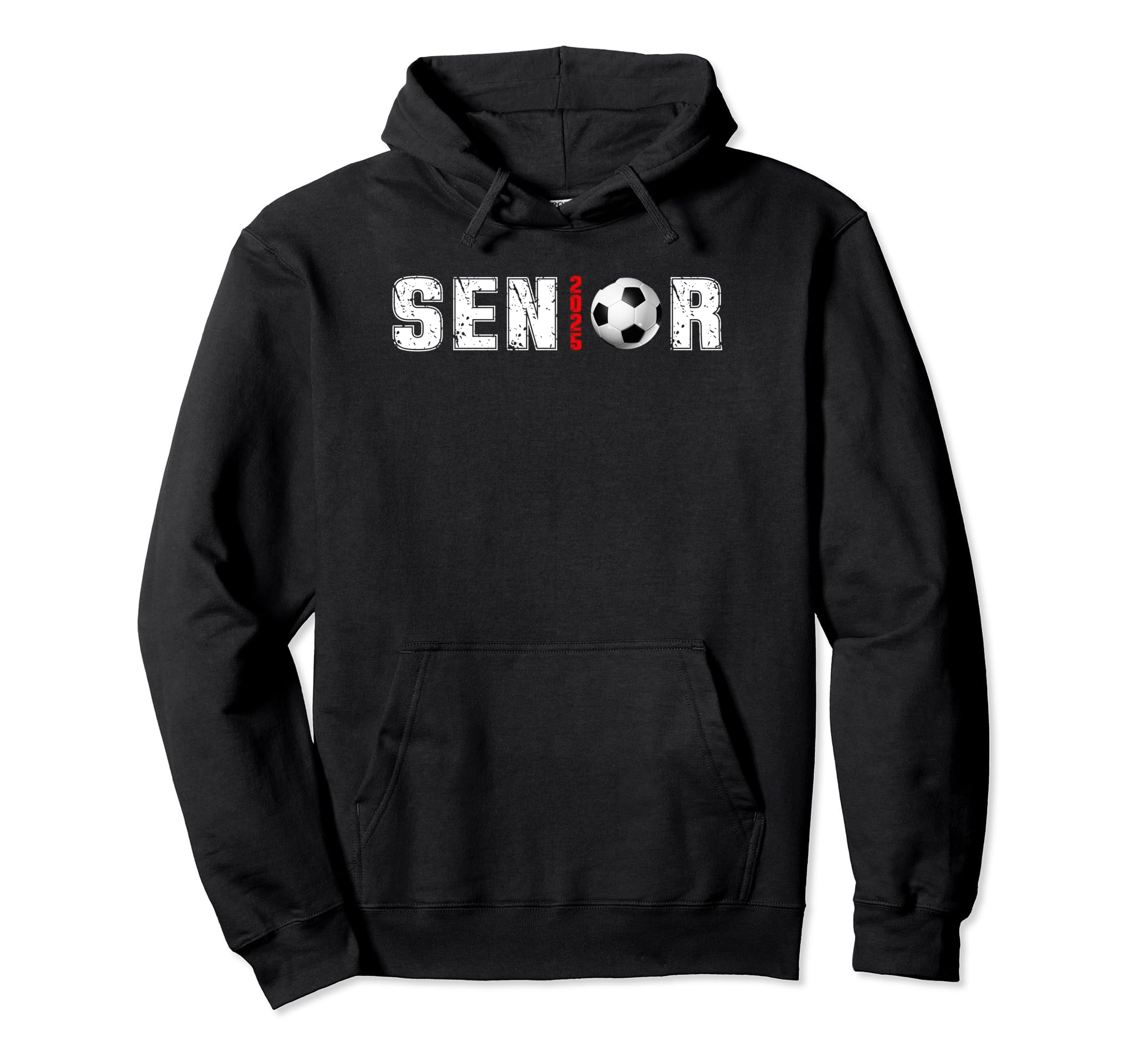 Senior 2025 High School College Soccer Hoodie - Trendy Graphic Men Women