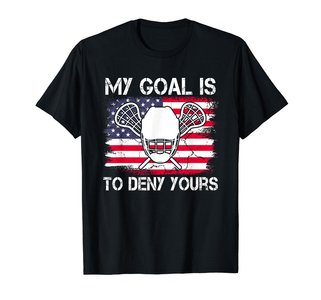 Lacrosse Goalie Lacrosse Player Lax T-Shirt - Graphic Print Men Women