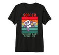 Panda Best Part My Life Soccer Lover Tri T-Shirt - Graphic Print Unisex