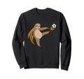 Playful Sloth Football Star Champion Sweatshirt - Streetwear Style Unisex