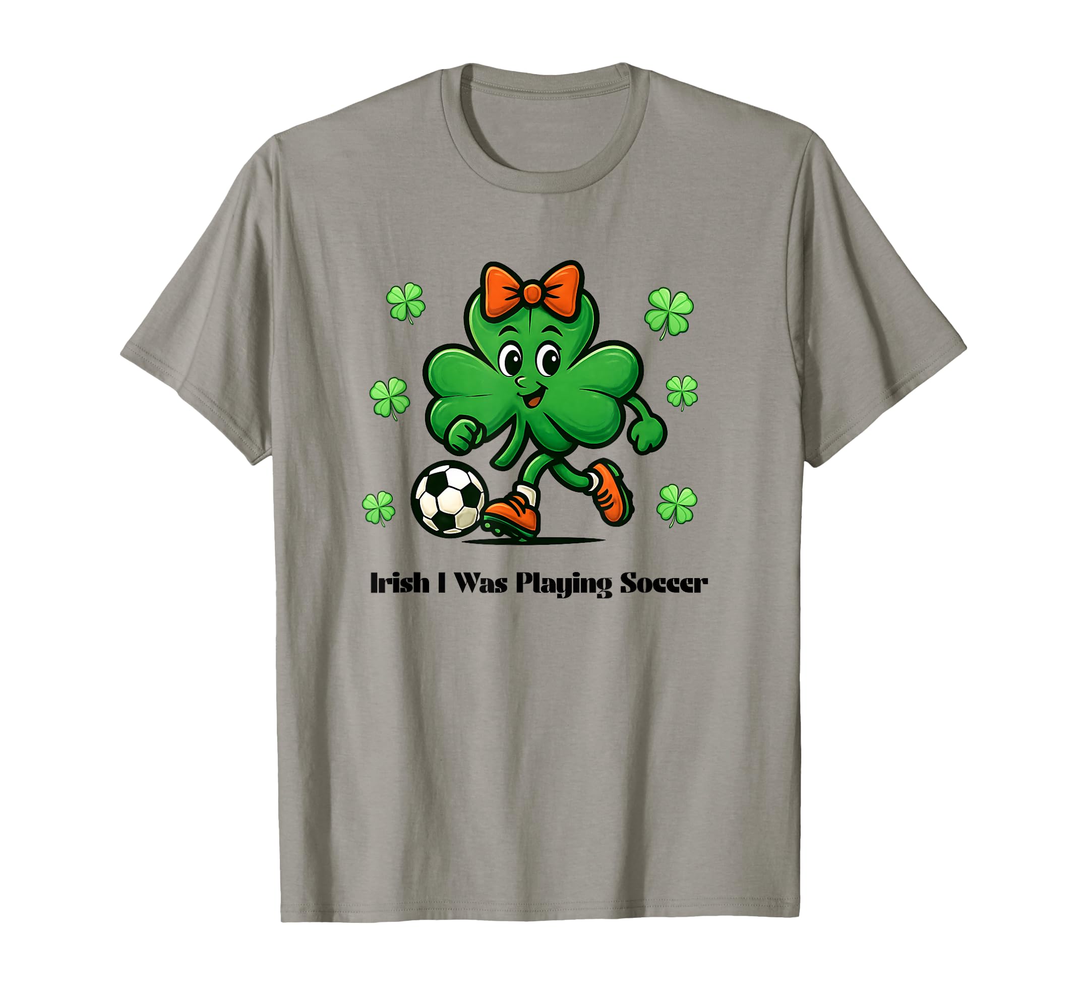 Irish I Was Playing Soccer St T-Shirt - Novelty Apparel for Adults