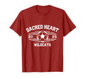 Sacred Heart Wildcats High School Gear Hoodie - Custom Art Print Men Women