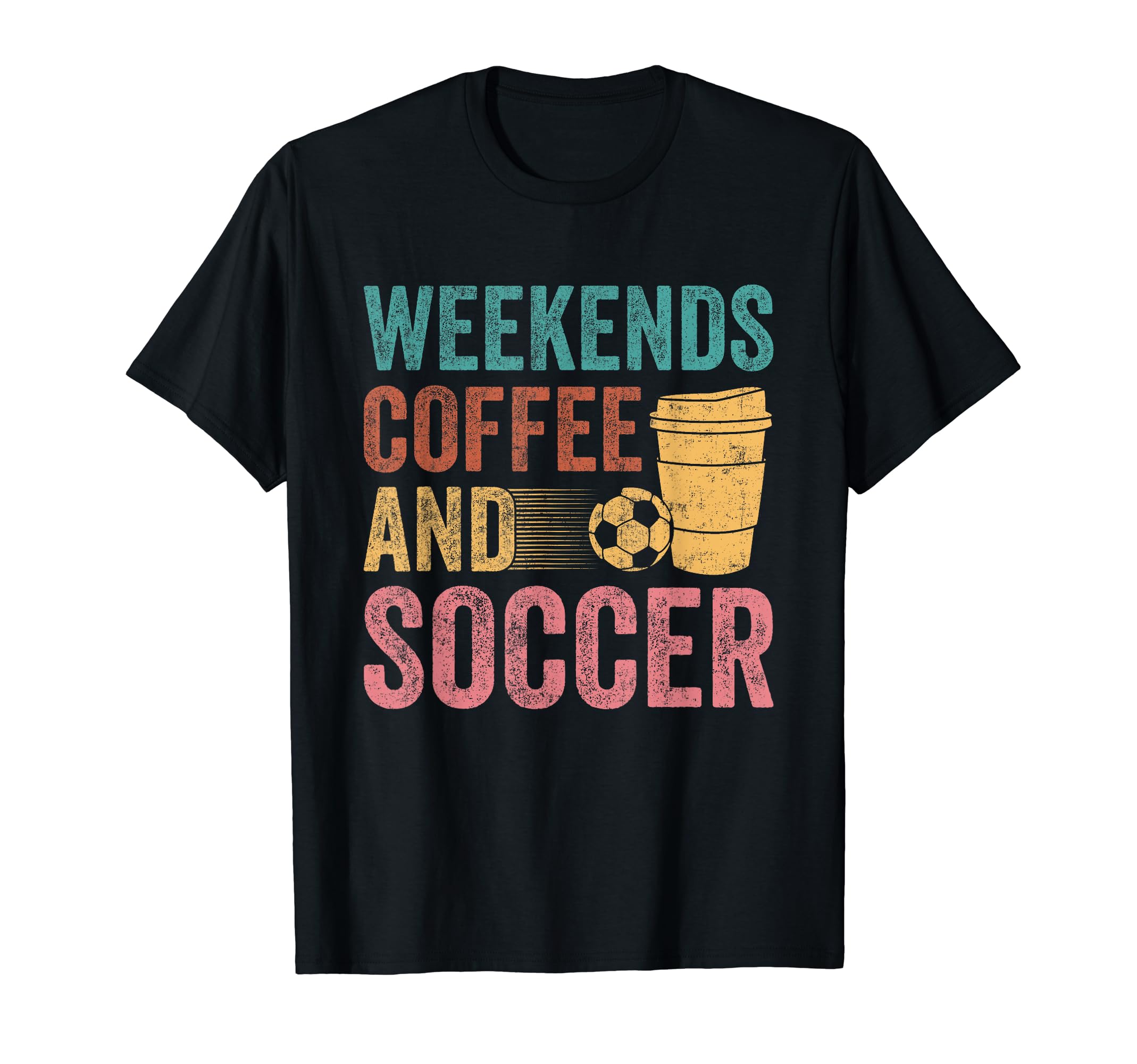 Weekends Coffee And Soccer Funny Gift Hoodie - Streetwear Style Men Women