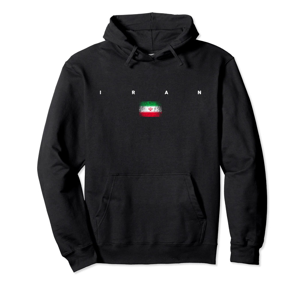 Iran Flag Pride Soccer Iranian Football Hoodie - Unique Graphic for Adults