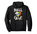 Ball Sports Heart Soccer Volleyball Hoodie - Custom Art Print for Adults