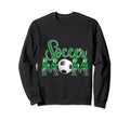 Soccer Mom 1 Leopard Pattern D Sweatshirt - Fun Novelty Design Men Women