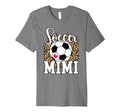 Soccer Mimi Heart Grandma Mimi T-Shirt - Minimalist Print for Adults