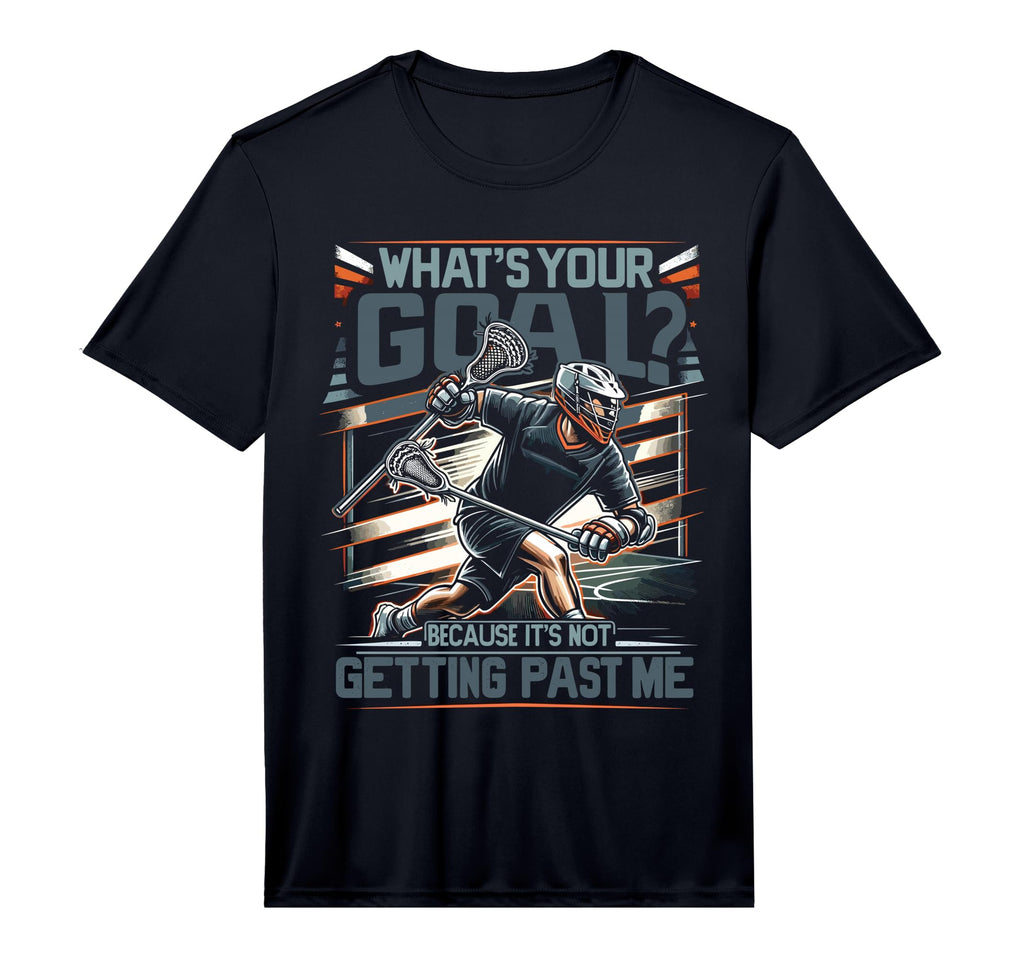 Funny Lax Goalkeeper Lacrosse Goalie T-Shirt - Custom Art Print for Adults