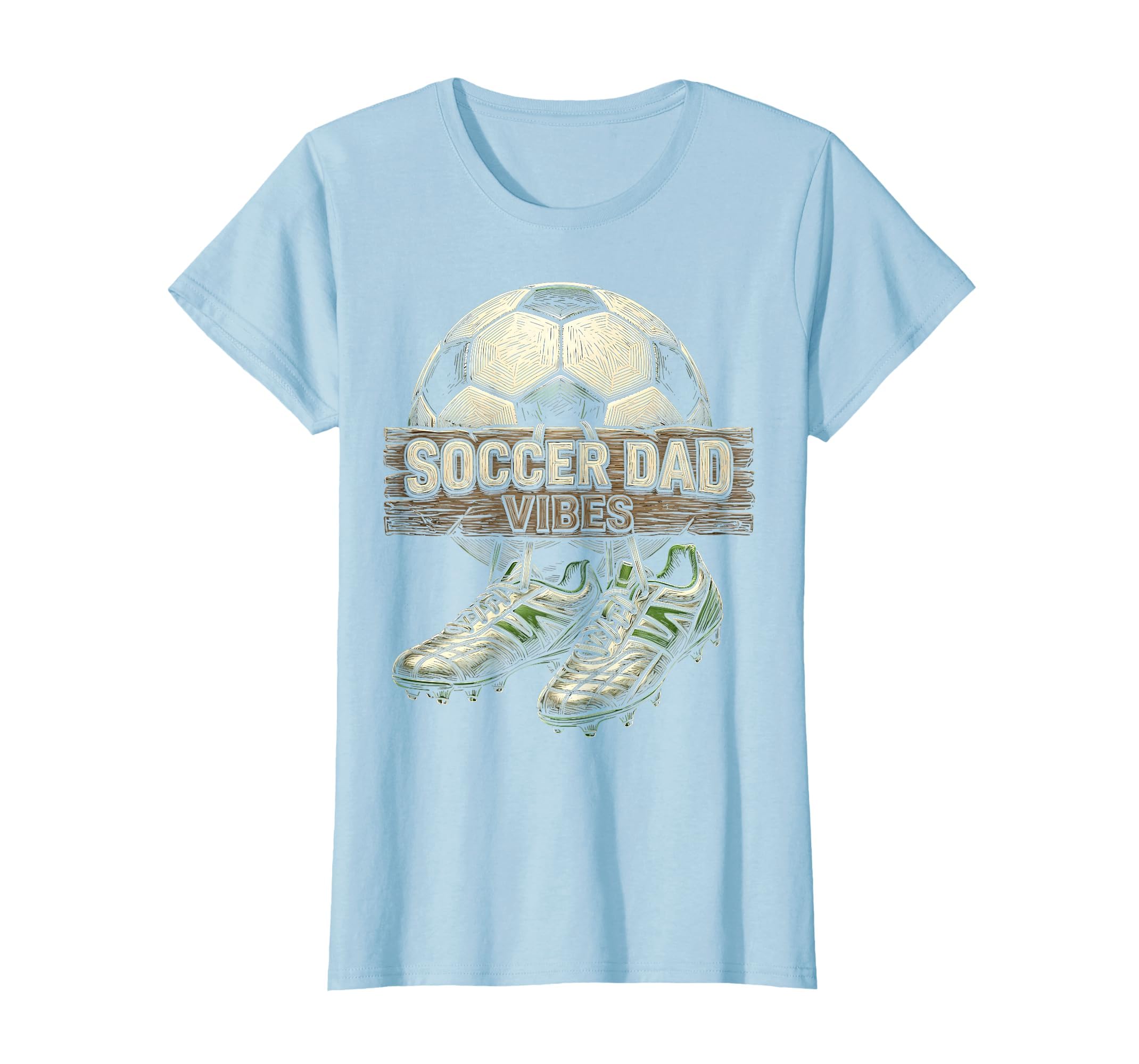 Soccer Dad Vibes Proud Sports Father T-Shirt - Unique Graphic Men Women