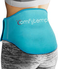 Comfytemp Ice Pack for Lower Back Pain Relief, HSA Approved, Reusable Gel Ice Wrap for Sciatica Nerve Injury, Hot Cold Compress Lumbar Brace for Herniated Disc, Waist Coccyx, Surgery Recovery Items