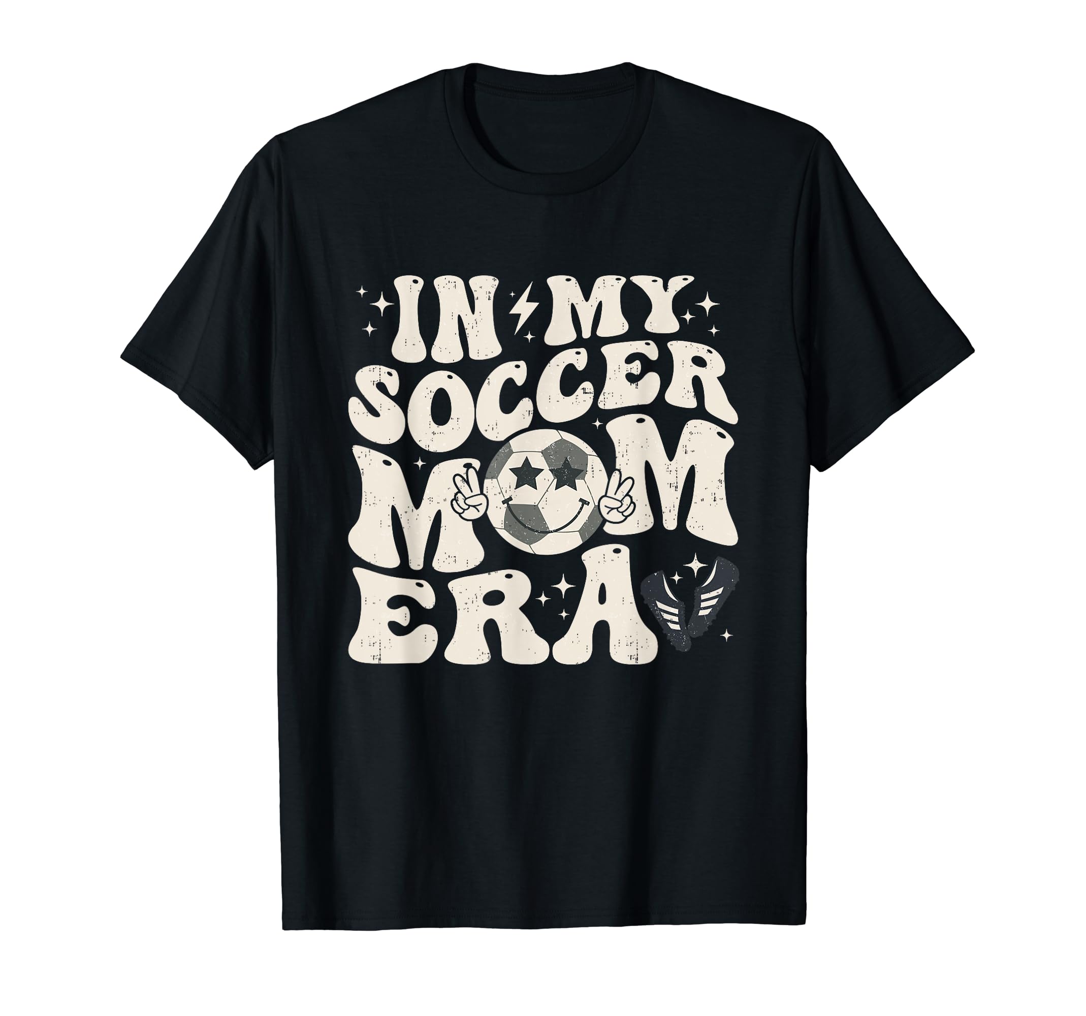 Groovy My Soccer Mom Era T-Shirt - Trendy Graphic Men Women