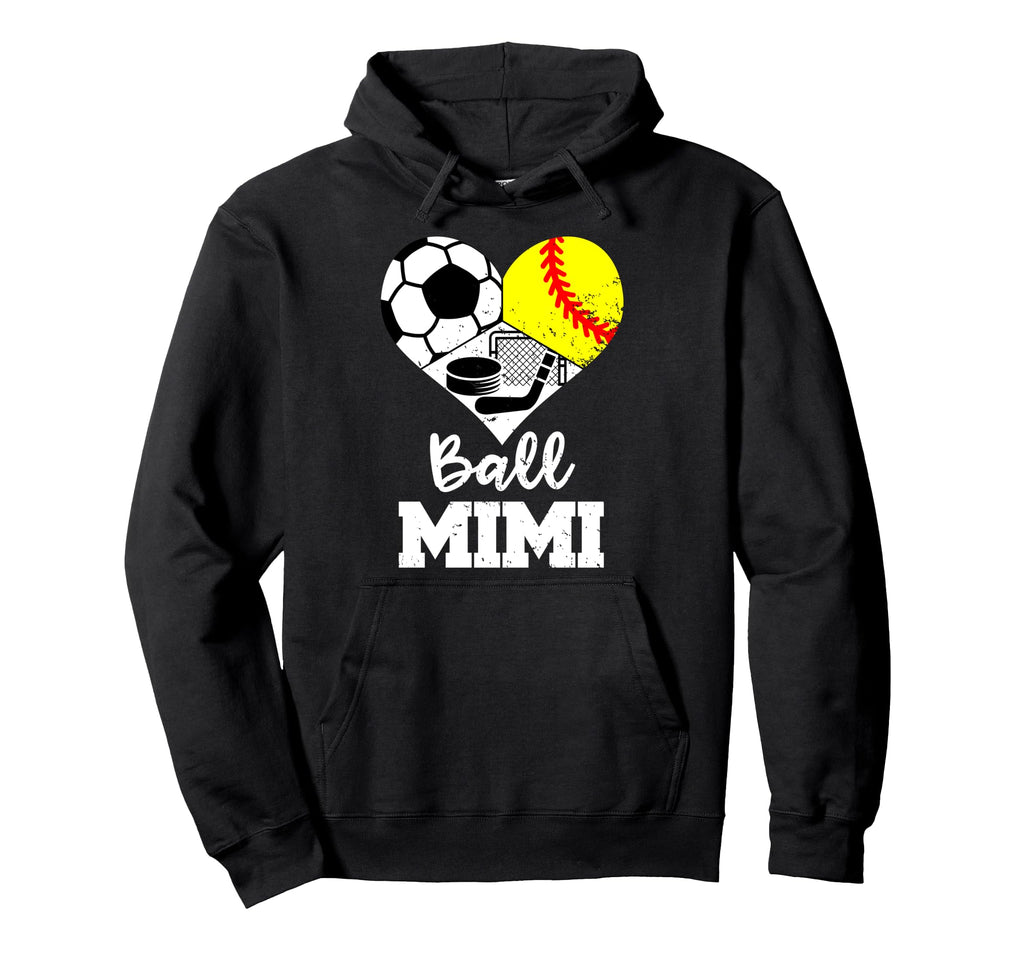 Ball Mimi Funny Soccer Softball Hoodie - Custom Art Print for Adults
