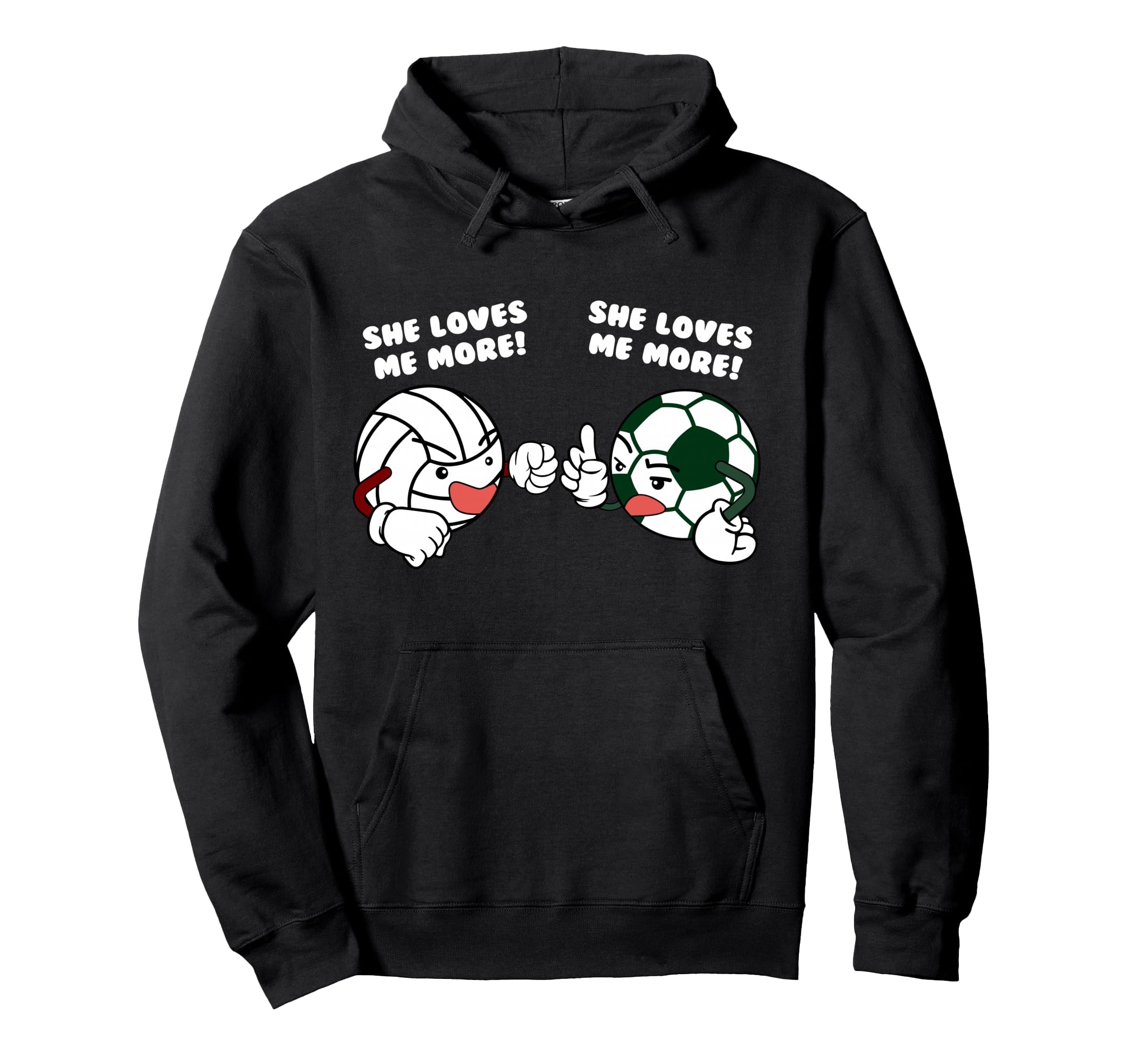 She Loves Me More Funny Hoodie - Casual Everyday Wear for Adults