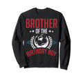 Brother Birthday Soccer Birthday Sweatshirt - Streetwear Style Unisex