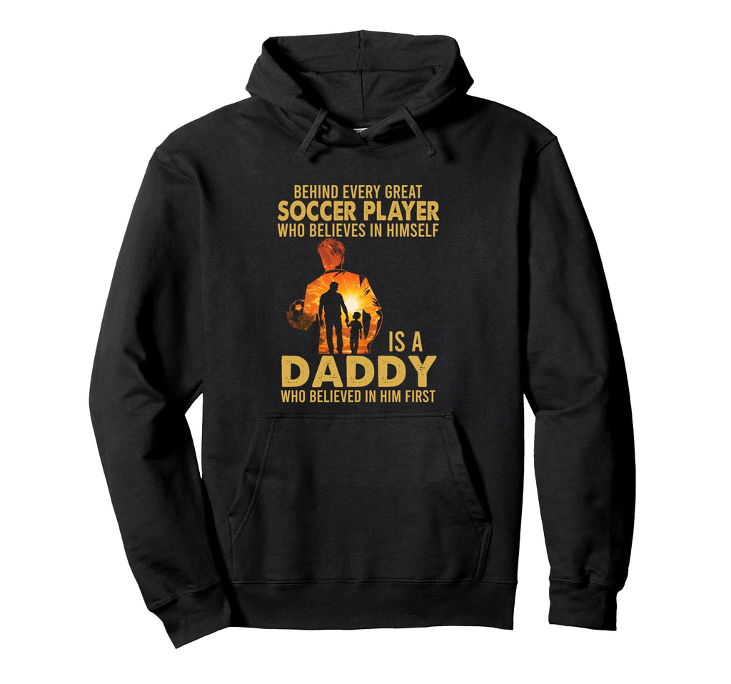 Behind Every Great Soccer Players Is Hoodie - Trendy Graphic Men Women