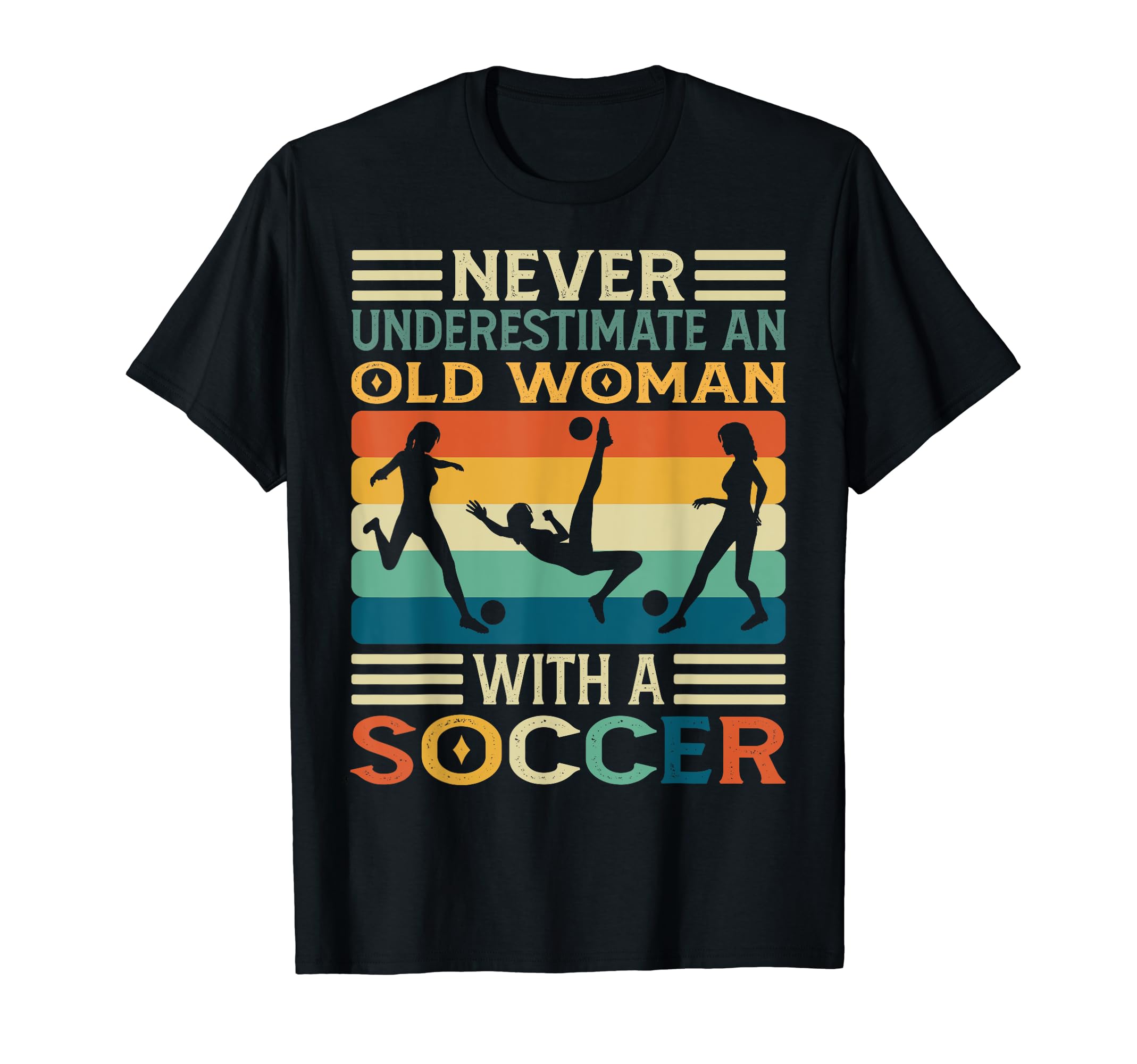 Funny Soccer Ball Grandma Soccer Ball T-Shirt - Trendy Graphic Unisex