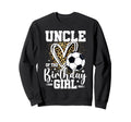 Uncle Birthday Soccer Ball Uncle Sweatshirt - Minimalist Print for Adults