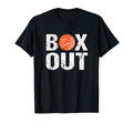 Basketball Coach Box Out Novelty Gift T-Shirt - Aesthetic Graphic Unisex