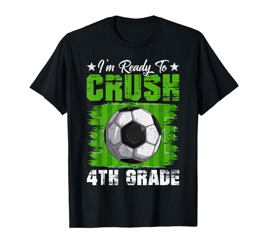 Im Ready To Crush 4Th Grade Back To T-Shirt - Custom Art Print for Adults