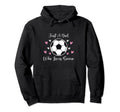 Just Who Loves Soccer Funny Sayings Hoodie - Unique Graphic for Adults