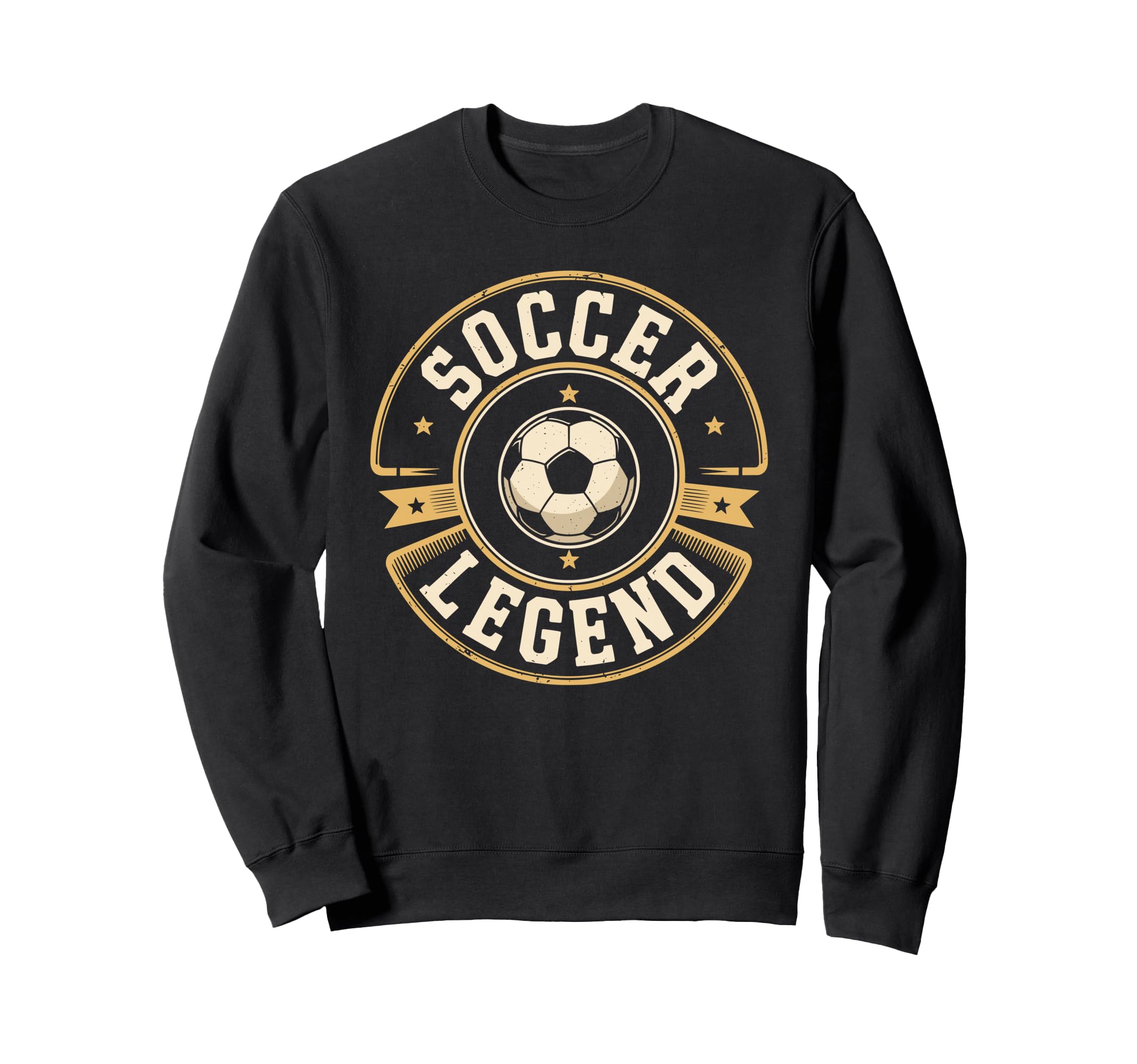 Soccer Legend Football Champion Badge Sweatshirt - Streetwear Style Unisex