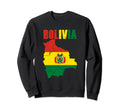Bolivian Flag Football Fan Soccer Sweatshirt - Graphic Print Men Women