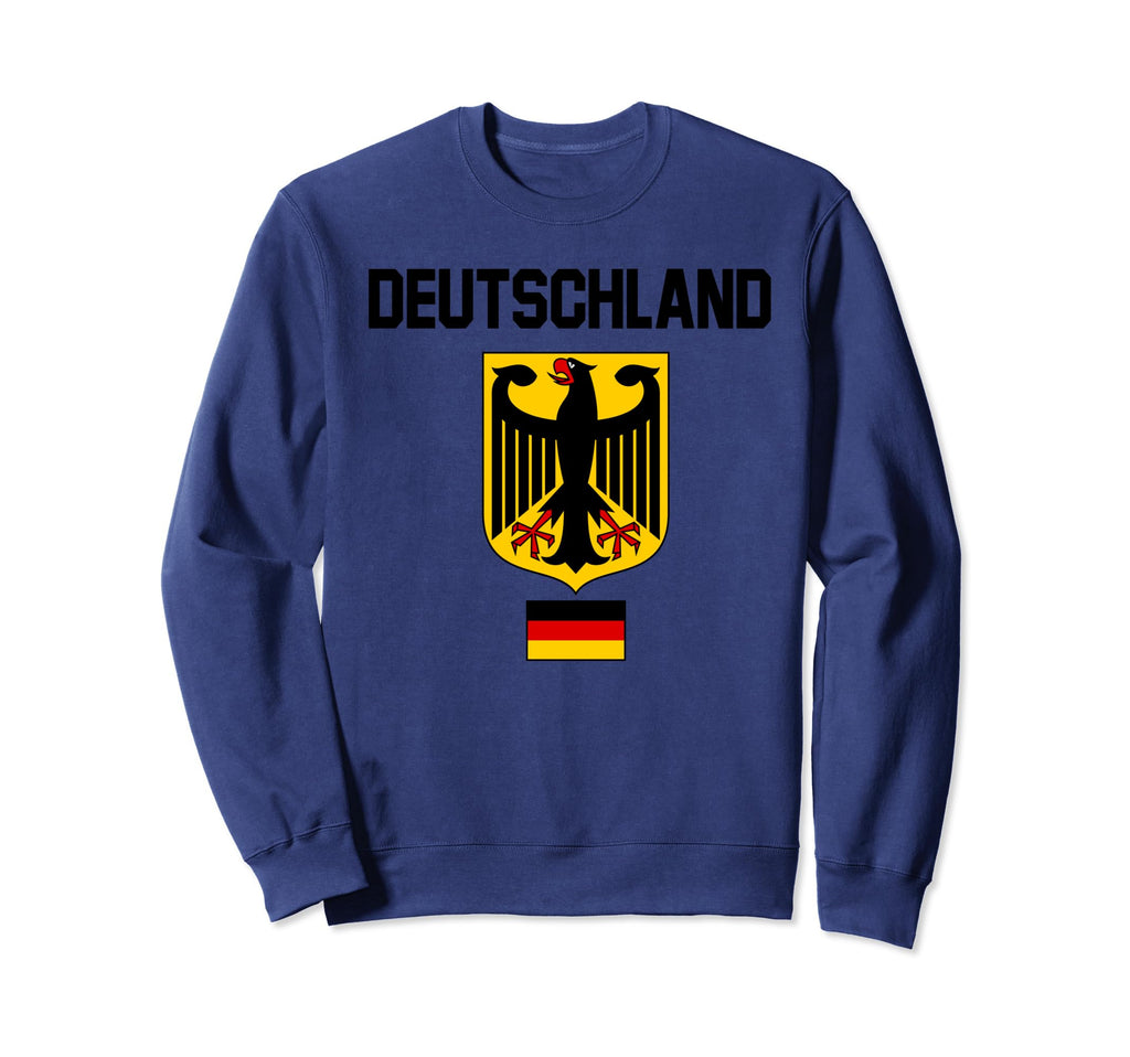 Germany German Football Soccer Sweatshirt - Novelty Apparel for Adults