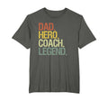 Dad Hero Coach Legend Hoodie - Unique Graphic for Adults