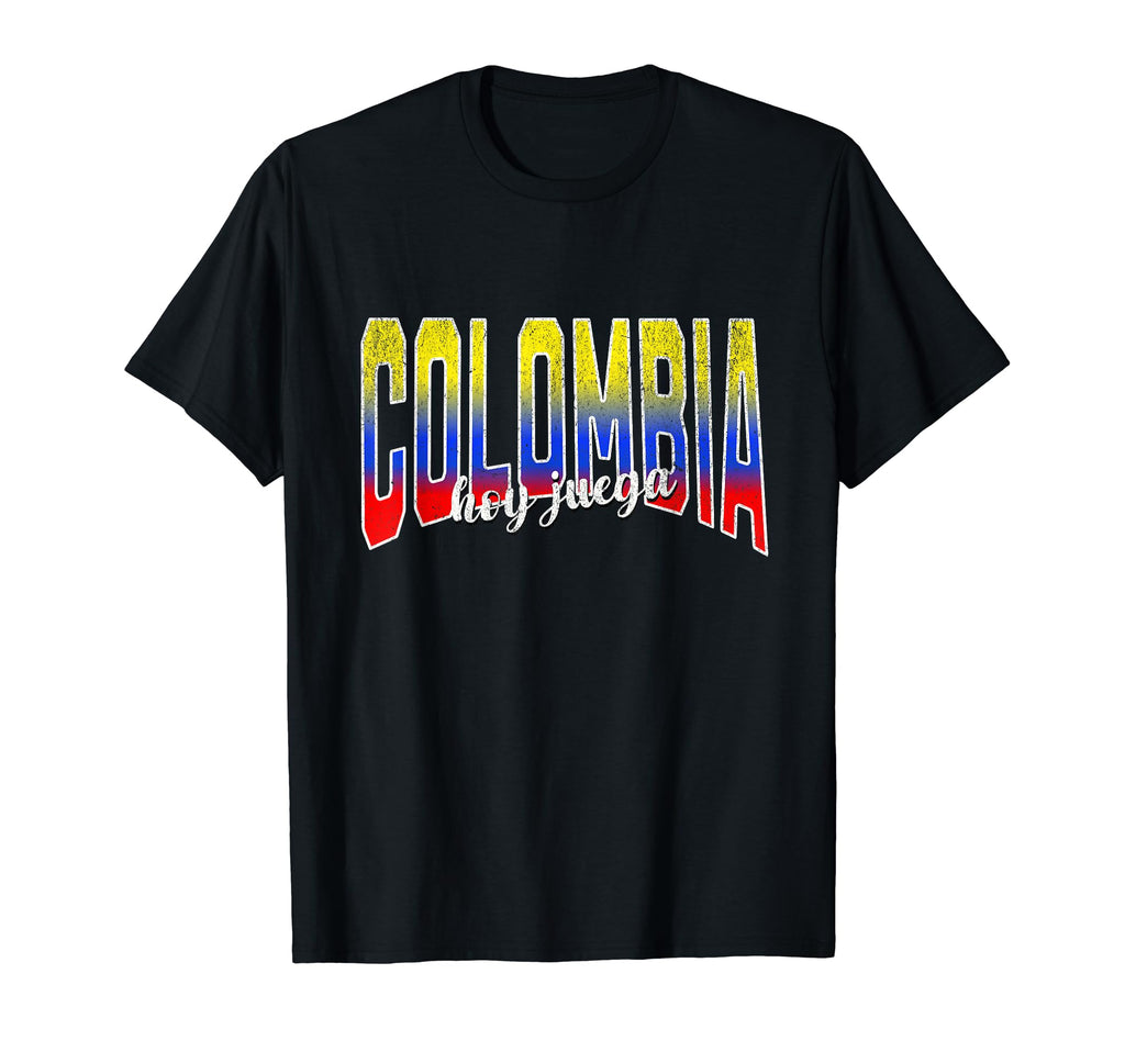Colombian Flag Pride Colombia Soccer T-Shirt - Minimalist Print Men Women